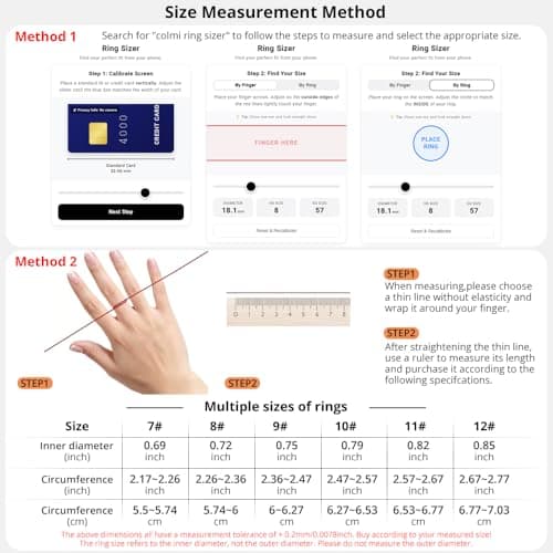 COLMI R10 Smart Ring for Women, Smart Health Ring with Heart Rate, Blood Oxygen, Sleep Monitoring, Pedometer, and Fitness Tracker, No Subscription Fee. (Rose Gold, 8#)