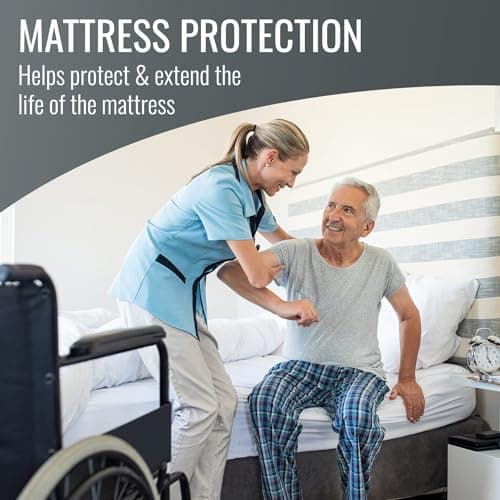 DMI Waterproof Mattress Protector and Mattress Cover, Soft, Encased Zippered Fit, Twin, Packaging may vary