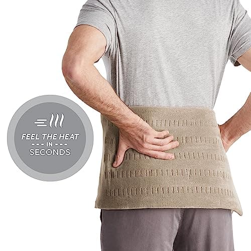 Sunbeam Premium Sunbeam Heating Pad with Compact Storage King Size Beige