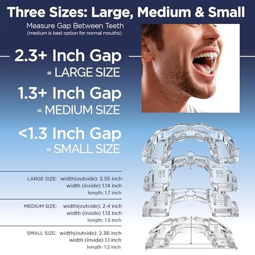 Itus Mouthguardz: SilentZPro 2.0 - USA Designed & FDA-Cleared Anti Snore Mouthpiece - Fully Adjustable Anti Snore Mouth Guard - Professional Patented Anti Snore Device, Medium