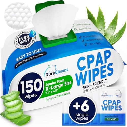 Dura Cleanse CPAP Mask Wipes Review – 150 Count That Actually Lasts