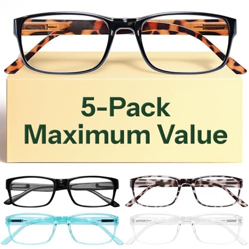 Gaoye Reading Glasses Review 2025: 5-Pack Blue Light Readers Worth It?