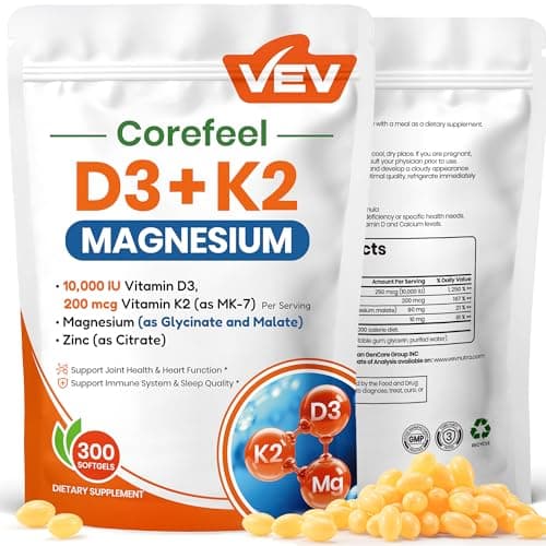 VEV Corefeel Vitamin D3 K2 Magnesium Supplement Review – Worth It?