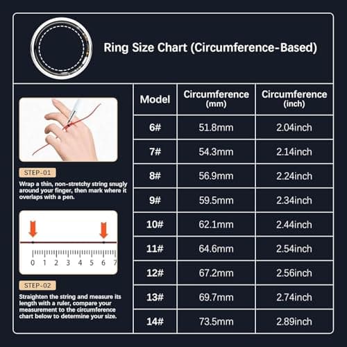 Smart Rings for Women Men, Fitness Ring with Heart Rate, Blood Oxygen, HRV, Stress, Sleep Tracker, Step Tracker, No Subscription Fee, lP68 Waterproof Smart Ring for iPhone & Android (Silver 9#)