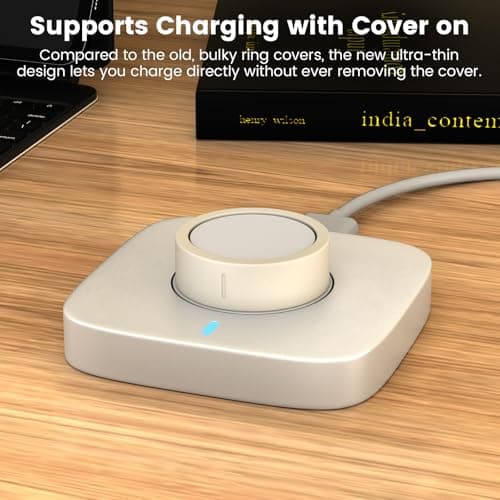 Ultra-Thin Covers Compatible with Oura Ring Gen 4/4 Ceramic/Oura Ring Gen 3 Cover, Anti-Scratch Silicone Smart Rings Accessories Protector for RingConn Gen 2/2 Air/ULTRAHUMAN for Women Men, 6 Pack