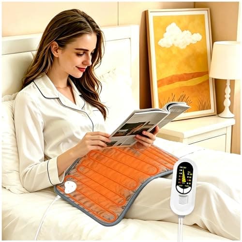 VIBOOS Electric Heating Pad Review – 6 Settings, Auto Shut Off & Washable