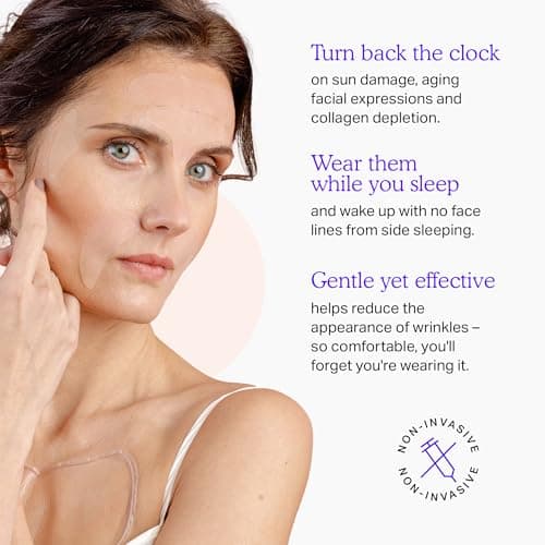 BLUMBODY Face, Forehead Wrinkle Patches - Anti Wrinkle Facial Patches to Smooth Eye, Mouth, Forehead Wrinkles - Non-Silicone Face Tape for Fine Wrinkles between Eyes, Face - Patches (30 day supply)