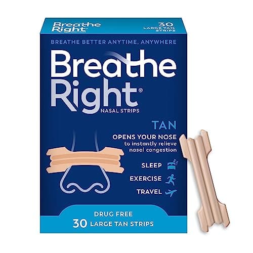 Breathe Right Nasal Strips Review – Extra Strength Tan (30-Count)