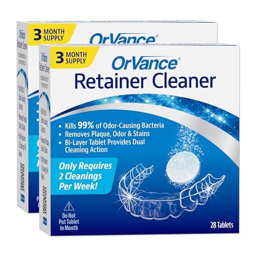OrVance Retainer Cleaner Tablets Review: Only 2 Cleanings Per Week