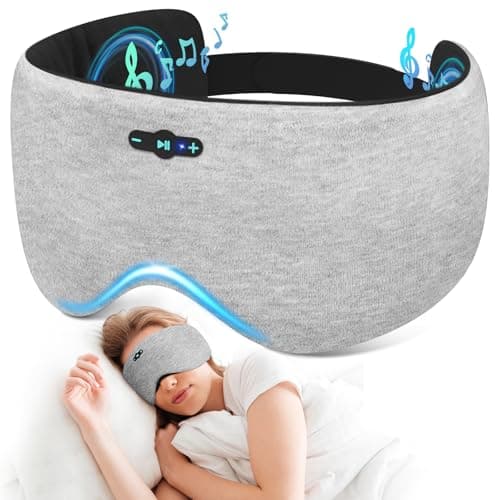 Veeniitosr Bluetooth Sleep Mask Review: 20H Battery & Side Sleeper Fit