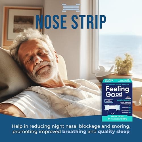 Breathe Nasal Strips | 44 Strong Clear Nose Extra Strength for Men and Women | Stop Solution Sensitive Skin Better Sleeping Aid Passage Good Inflow Rite by Beswalt (BWNS26O1)