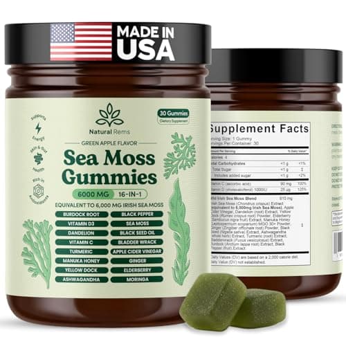 Natural Rems Sea Moss Gummies 16-en-1: Análisis Completo 2025