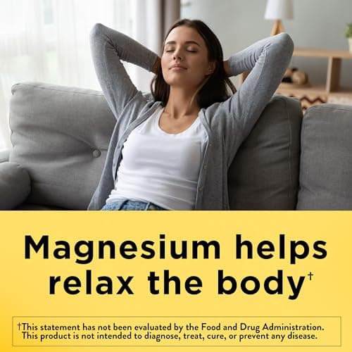 Nature Made Magnesium Oxide 250 mg, Magnesium Supplements for Men and Women, Support for Muscle, Heart, Bone and Nerve Health, 200 Tablets, 200 Day Supply