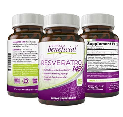 PURELY beneficial Resveratrol Review – 1450mg Antioxidant Blend Tested