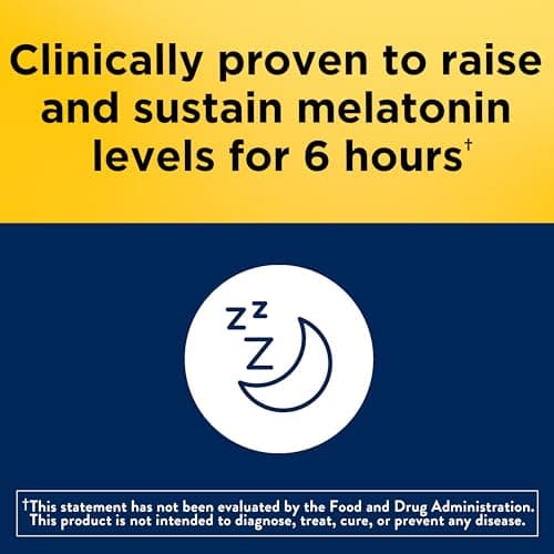 Nature Made Melatonin 4mg Extended Release Tablets, Sleep Supplements for Adults, 100% Drug Free Sleep Aid, 90 Count, 90 Day Supply