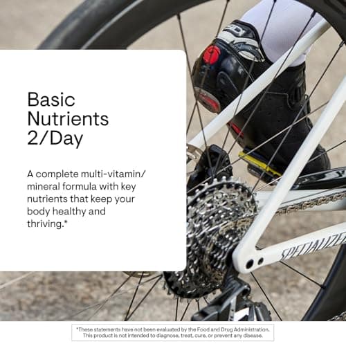 THORNE - Basic Nutrients 2/Day - Comprehensive Daily Multi-Vitamin with Optimal Bioavailability - Vitamin & Mineral Formula - Third-Party Certified - Gluten, Dairy & Soy-Free - 60 Capsules