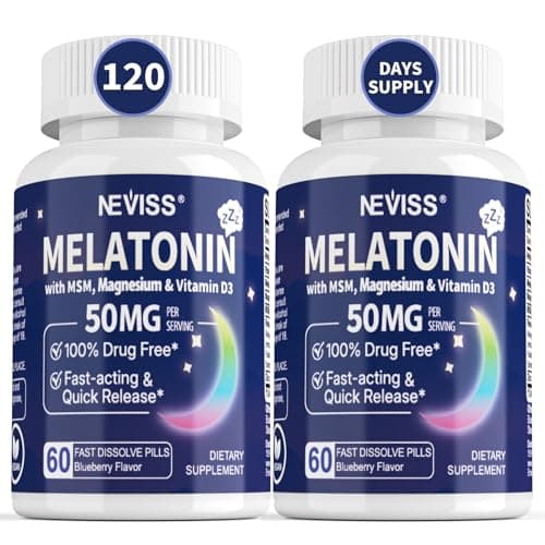 NEVISS Melatonin 50 mg Review: Extra Sterke 9-in-1 Slaapsupplement