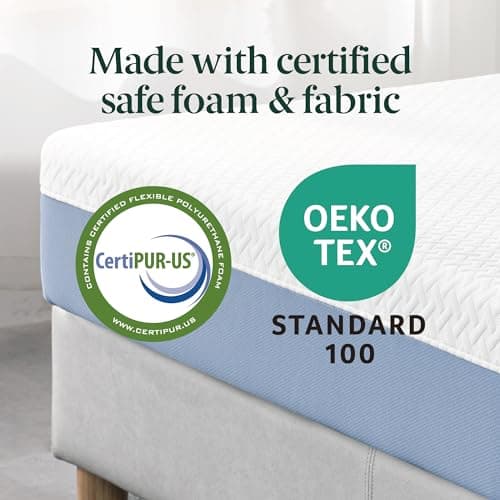 Zinus 10 Inch Queen Cooling Essential Memory Foam Mattress [NewVersion], Fiberglass Free, Medium Feel, Breathable Cooling Layers, Certified Safe Materials