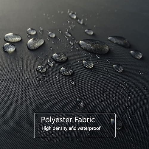 LLSCL Fabric Shower Curtain Liner, Waterproof Hotel Quality, Bathroom Curtains Rust Resistant Grommets, 72 x 72 Machine Washable (Black)