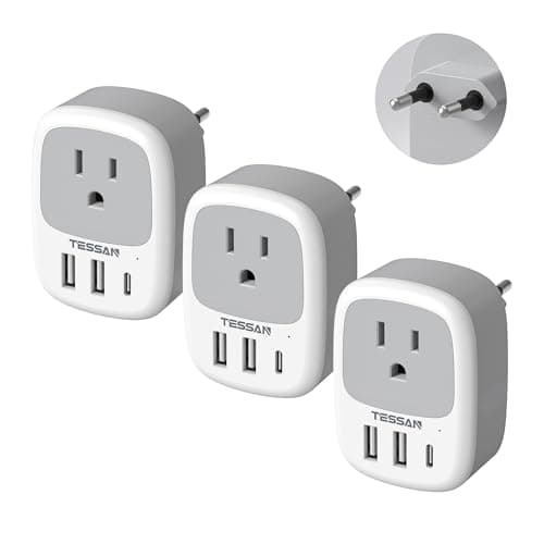 3 Pack European Travel Plug Adapter TESSAN Review – Worth It?