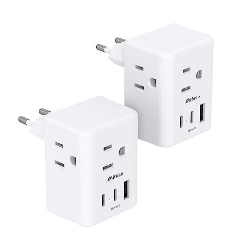 Mifaso European Travel Plug Adapter Review 2024 – 2 Pack Tested