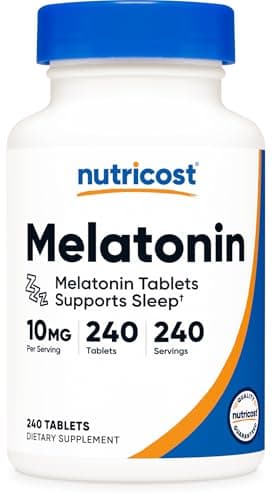 Nutricost Melatonin 10mg Review: 240 Tablets for Less Than $10