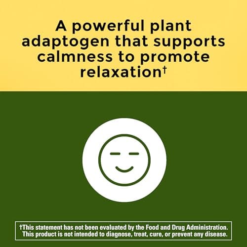 Nature Made Ashwagandha Capsules 125mg for Stress Support, Ashwagandha Supplements, 60 Capsules, 60 Day Supply