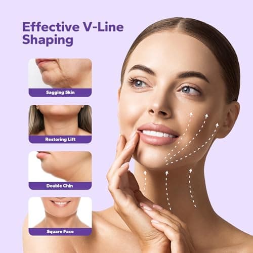 FairyFace Chinstrap for Sleeping, V-Line Lifting Chinstrap, V-Line Mask, Reusable Face Strap, Chin Up Patch, V-Shaped Belt, Shaped Face Mask for Sagging