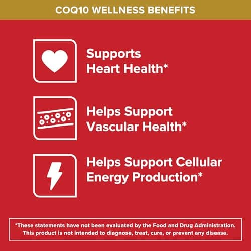 Qunol Ultra CoQ10 100mg Softgels- 3x Better Absorption, Antioxidant for Heart Health & Energy Production, Coenzyme Q10 Vitamins and Supplements, 3 Month Supply, 90 Count