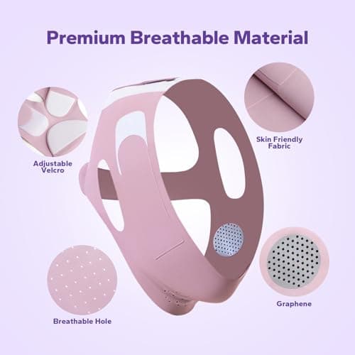 FairyFace Chinstrap for Sleeping, V-Line Lifting Chinstrap, V-Line Mask, Reusable Face Strap, Chin Up Patch, V-Shaped Belt, Shaped Face Mask for Sagging