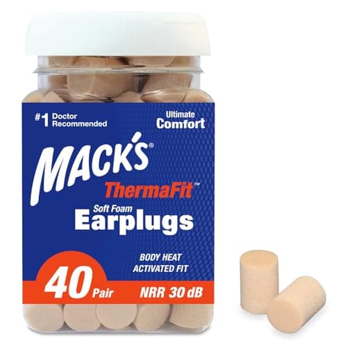 Mack's ThermaFit Ohrstöpsel Test 2024 – 40 Paar Schlaf Ohrstöpsel