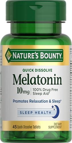 Nature's Bounty Melatonin 10mg Test – Schlaftabletten im Check