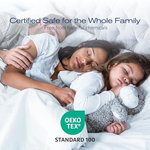 MUFEW Pillows Standard Size Set of 4, Ultra Thick Down Alternative Bed Pillows,Cooling Hotel Quality Standard Pillow for Back, Stomach or Side Sleepers, Machine Washable(White,4 Pack)