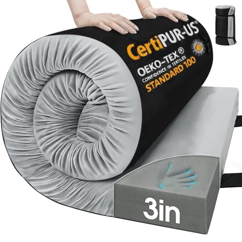 CYMULA Memory Foam Camping Mattress Pad Review: 3" Comfort Tested